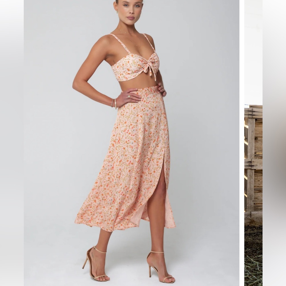 RESA SKATIE SKIRT AND TOP IN SUNSTONE